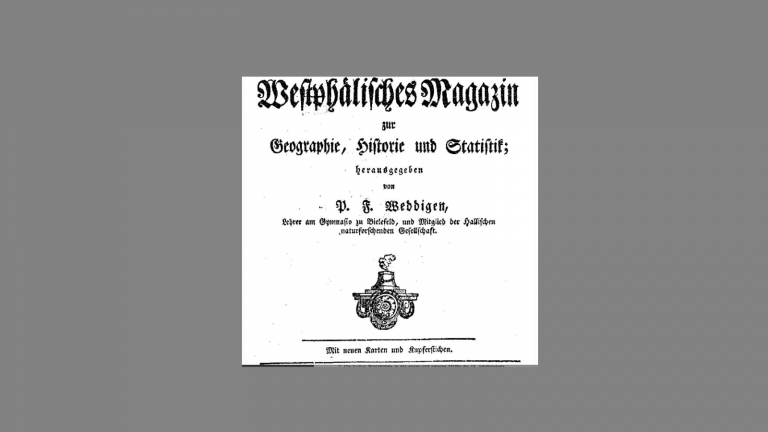Westfälisches Magazin zur Geographie, Historie und Statistik